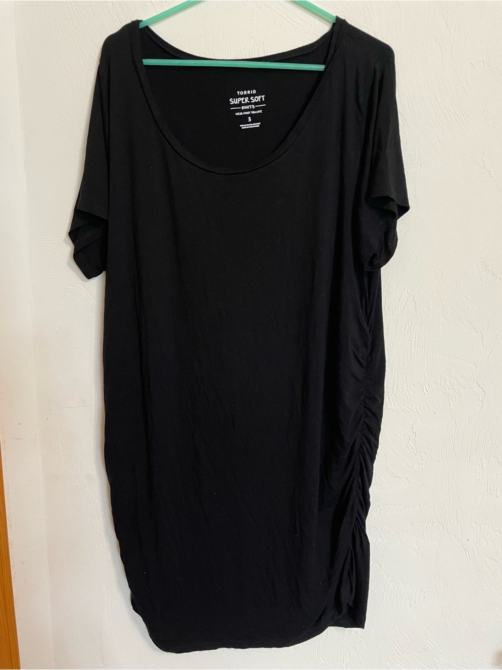 Torrid super soft shirred tunic sz 3